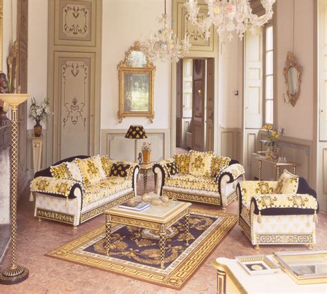 versace interior home design|versace living room sofa set.